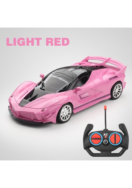 1/18 Rc Araba LED Işık Radyo Uzaktan Kumanda Spor Arabalar Yarış Yüksek Hızlı Sürücü Araç Drift Erkek Kız Oyuncaklar Çocuklar Için Hediyeler (Yurt Dışından)