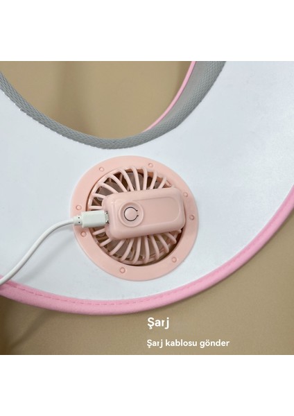 USB Fan Boş Üst Sevimli Karikatür Büyük Kanatlı Güneş Koruyucu Şapka (Yurt Dışından)