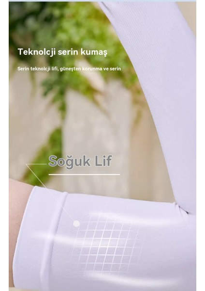 Çocuk Güneş Koruyucu Buz Kolları Yaz Koşu Sporları Buz Ipek Kolları Uv Koruması (Yurt Dışından)