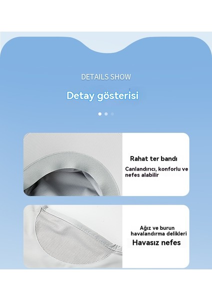 Tam Koruma Çıkarılabilir Fonksiyonel Nefes Alabilir Yüz ve Boyun Koruyucu Güneş Şapkası (Yurt Dışından)