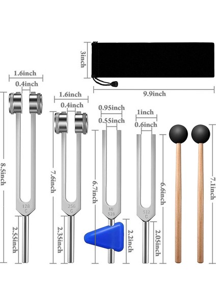 En Doğru Frekans Tepkisini Oluşturmak Için 4 Farklı Frekans (128Hz 256Hz 512Hz 528Hz) Kullanılır (Yurt Dışından)