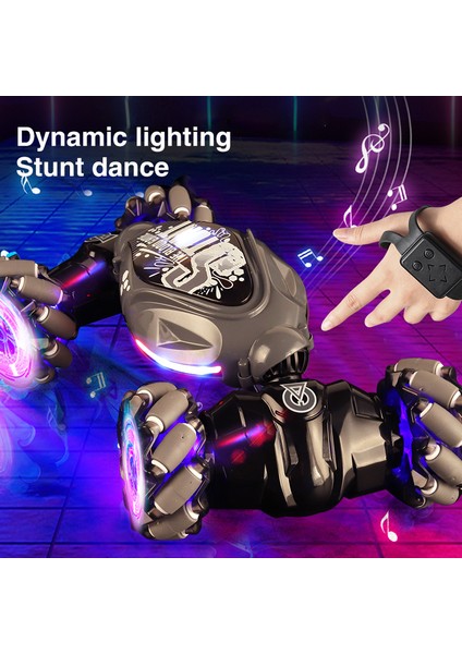 Rc Araba 4x4 Uzaktan Kumanda Sepeti Dublör Hareket Algılama 1/12 Rc Drift Araba LED Işık Deformasyon ile Roman Oyuncaklar Çocuk Oyuncakları (Yurt Dışından)