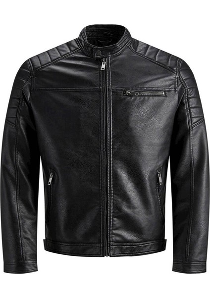 JJEROCKY JACKET NOOS Siyah Erkek Ceket