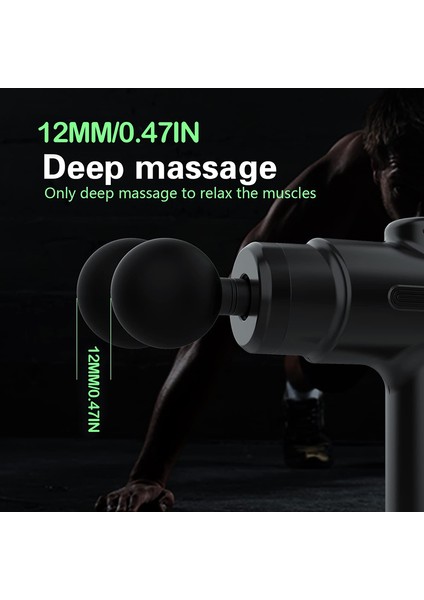 4'lü Mini Masajlı Masaj Aleti Elektrikli Masaj Aleti Sopa Ev Fitness Aletleri (Yurt Dışından)