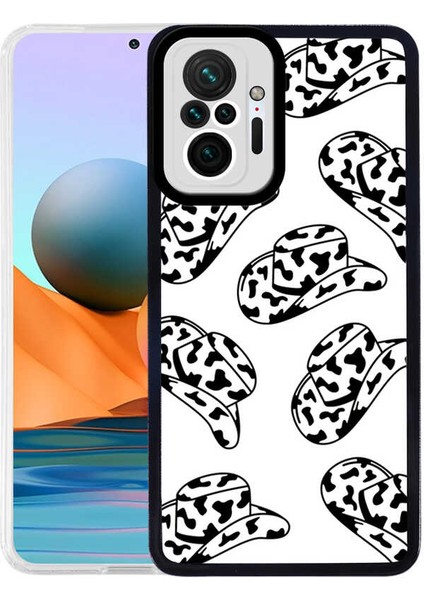 Xiaomi Redmi Note 10 Pro Kılıf Klcr M-Fit Desenli Kapak-Hat No5