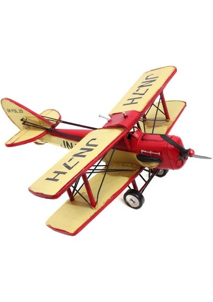 Dekoratif Metal Uçak Çift Kanatlı Biblo Dekoratif Hediyelik fiyatları