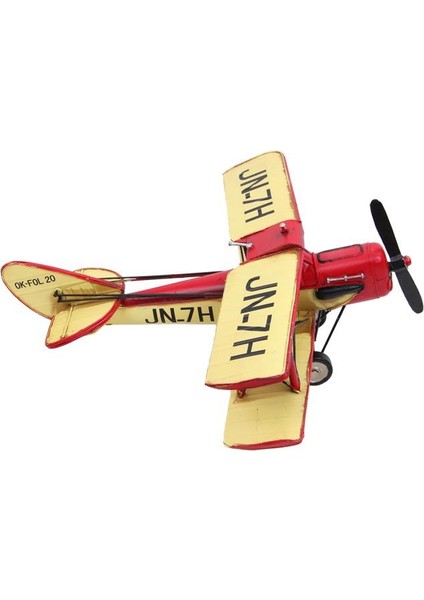 Dekoratif Metal Uçak Çift Kanatlı Biblo Dekoratif Hediyelik indirimleri