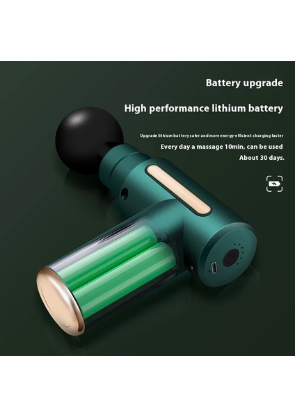 2025 USB Mini Masaj Tabancası Fasya Kas Gevşeme Titreşimli Tabanca Çubuk Masaj Fitness Kapmak Fasya Tabancası (Yurt Dışından)