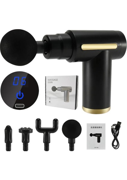 USB Mini Masaj Fasya Kas Gevşeme Titreşimli Masaj Fitness Kapmak Fasya Tabancası (Yurt Dışından)