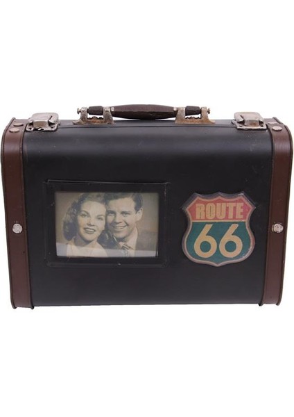 Dekoratif Metal Bavul Çerçeveli Vintage Hediyelik modelleri