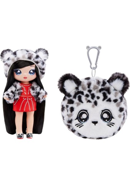 Luxury Na!na!na! Surprise 2 In 1 Cozy Leona White Kar Leoparlı Sürpriz Bebeği 119364 1 Adet