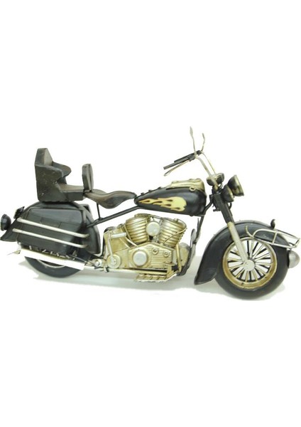 Dekoratif Metal Motosiklet Vintage Chopper Ev Ofis Hediyelik