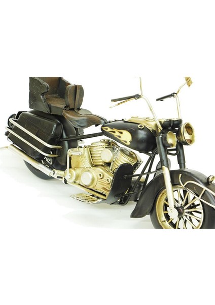 Dekoratif Metal Motosiklet Vintage Chopper Ev Ofis Hediyelik modelleri