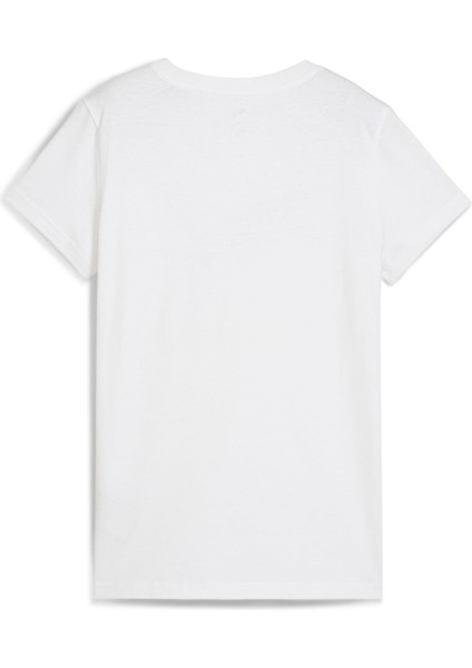 68508102 Graphics Floral Cat Logo Tee Kadın Spor Tişört