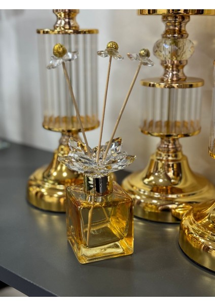 Luxury Kristal Koku Şişesi Gold 1 Adet