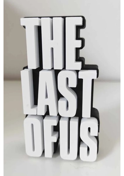 Luxury The Last Of Us Logo Dekoratif Biblo Masaüstü Süsü Oyuncu Süsü 1 Adet