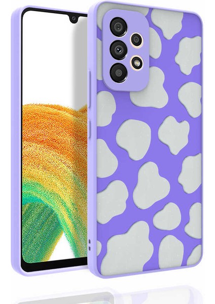 Galaxy A53 5g Kılıf Desenli Kamera Korumalı Parlak Klcr Nora Kapak-No6