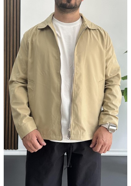 Erkek Oversize Trenç Ceket Mevsimlik Kahverengi EDW360