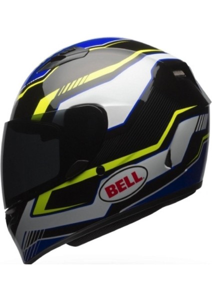 Ps Qualifier Torque Blue/yellow Full Face Motosiklet Kaski