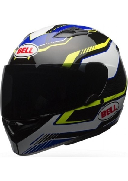 Ps Qualifier Torque Blue/yellow Full Face Motosiklet Kaski