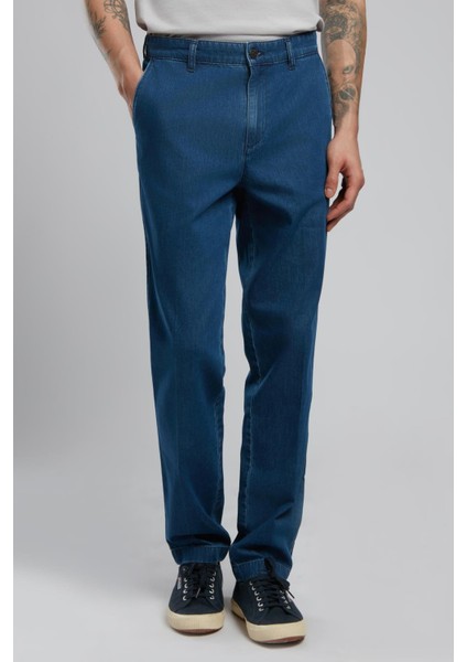 Chase Erkek %100 Pamuk Jean Pantolon Marcelo Dark Blue
