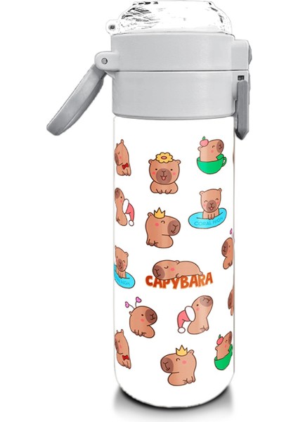 Kids Capybara Desenli Pipetli ve Direkt Içim Çelik Termos 500 ml 31794 fiyatları