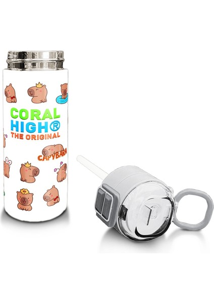 Kids Capybara Desenli Pipetli ve Direkt Içim Çelik Termos 500 ml 31794 fırsatları