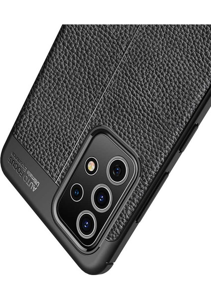 Galaxy A72 Kılıf Klcr Niss Silikon Kapak-Kırmızı