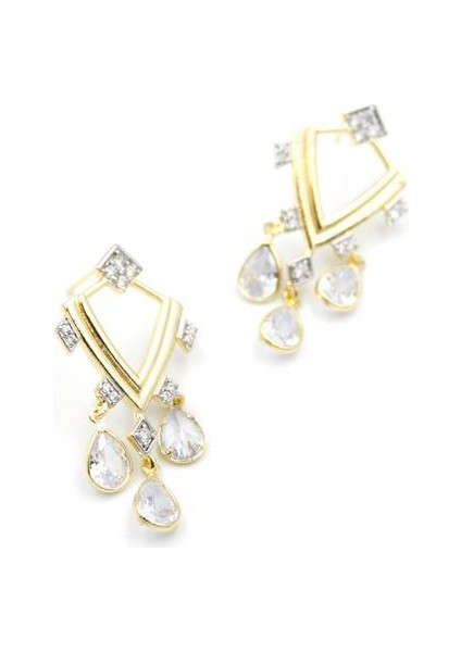 Taşlı Sallantılı Küpe - Altın fiyatları