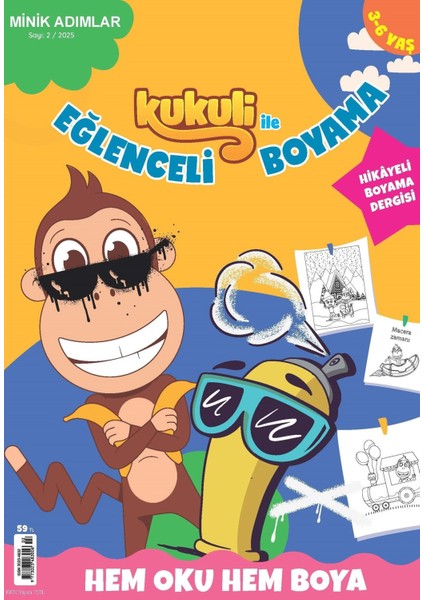 Kukuli Ile Eğlenceli Boyama Sayı 2