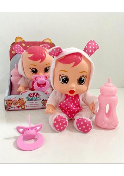 Luxury Cry Babies Ağlayan Bebekler Sesli Emzikli ve Biberonlu 1 Adet