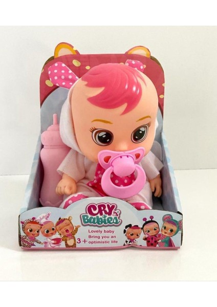 Luxury Cry Babies Ağlayan Bebekler Sesli Emzikli ve Biberonlu 1 Adet