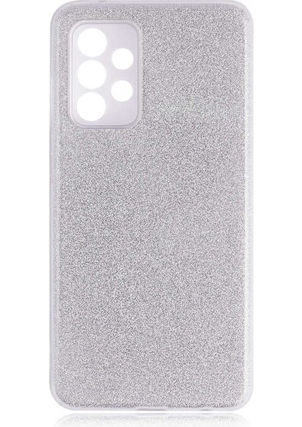 Galaxy A72 Kılıf Klcr Shining Silikon-Gri