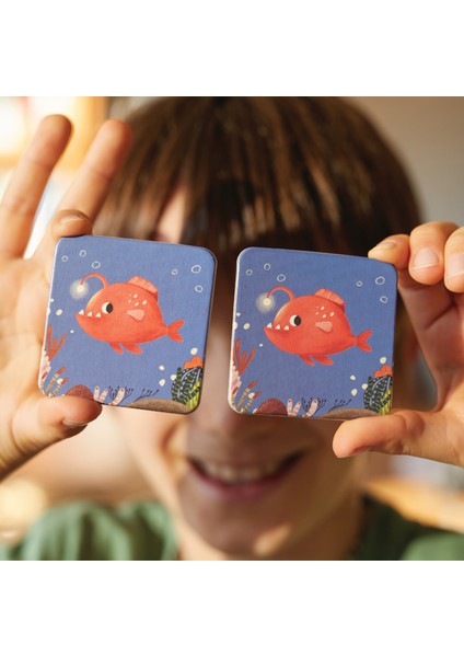 Memory Card Game- Eğitici Su Altı Hafıza Oyunu 3+ Yaş indirimleri
