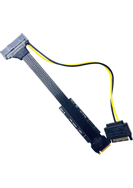 M.2 Nvme Için U.2 U.3 Katı Hal Sürücü SSD Adaptörü (C) (Yurt Dışından)