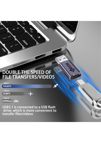 Qc - USB C Pd Adaptörü Usb3.1 Erkek - Tip C Dişi Hızlı Konnektör (Yurt Dışından) indirimleri