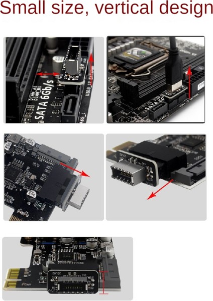 USB Ön Panel Adaptörü Usb3.0 19PIN/20PIN - Tip-E Dişi Adaptör (Yurt Dışından) indirimleri