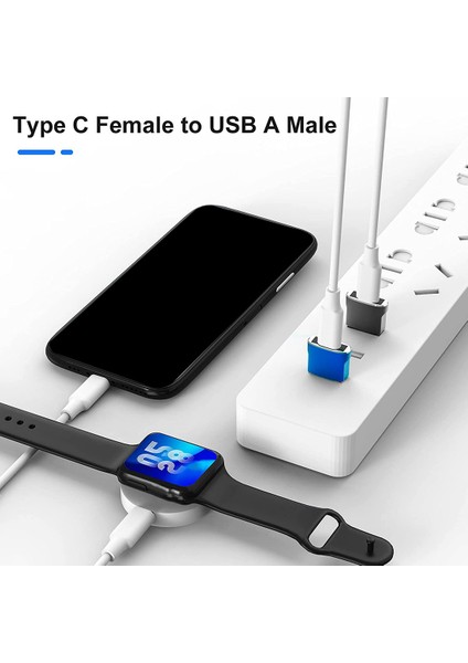 Paket USB C Dişi - USB Erkek Adaptörü, Siyah (Yurt Dışından) indirimleri