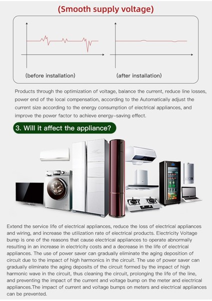 Elektrik Tasarruf Cihazı 90-250V 30KW Güç Tasarruf Cihazı Ab Fişi, A (Yurt Dışından) indirimleri