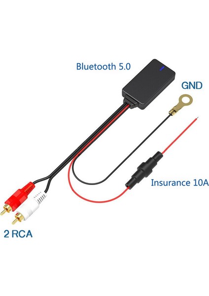 Adet Kablosuz Bluetooth Modülü 5.0 Radyo Araba Bluetooth Alıcısı (Yurt Dışından)