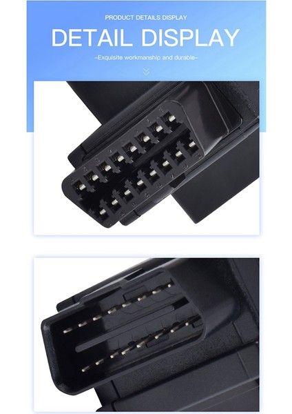 Araba Mini Obd2 Bir Dakika Iki Uzatma Kablosu Otomotiv Evrensel (A) (Yurt Dışından) indirimleri