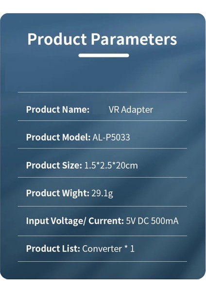 Ps5 Vr Adaptör Kablosu Vr Konnektörü Mini Kamera Adaptörü Ps4 Vr Için (Yurt Dışından) fiyatları