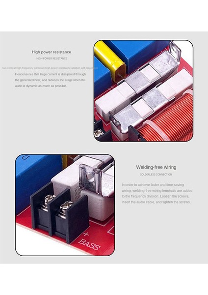 400W Bas Subwoofer Crossover Hifi Yüksek Sadakat Crossover Filtresi (Yurt Dışından)