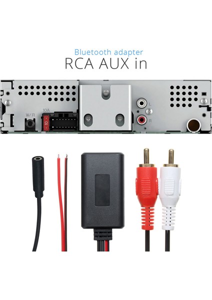 2set Araba Bluetooth Modülü Müzik Adaptörü 2rca Aux-In Ses Girişi Için (Yurt Dışından) fiyatları