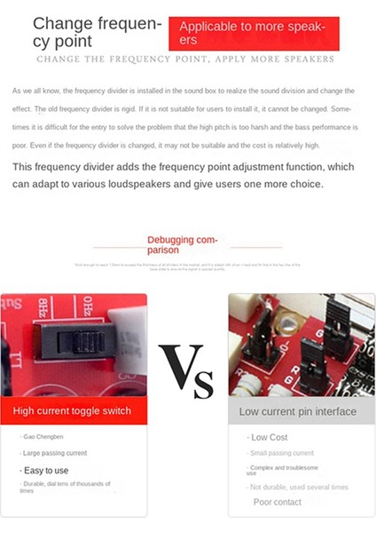 200W Bas Ses Geçişi Bas Geçişi Hifi Hi-Fi Geçiş Filtresi (Yurt Dışından) indirimleri