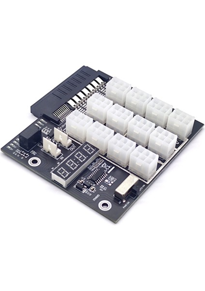 Madencilik Breakout Kartı 12 Port 6pin Güç Modülü Hp 500W Için (Yurt Dışından)