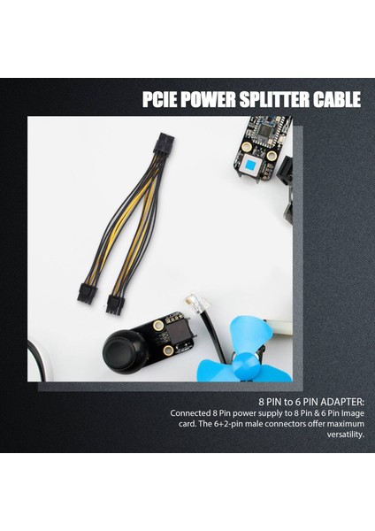 Pcıe Yükseltici Için 10 Paket Pcı-E 8pin - 2x 8 Pin (6+2) Ayırıcı Kablo (Yurt Dışından) fırsatları
