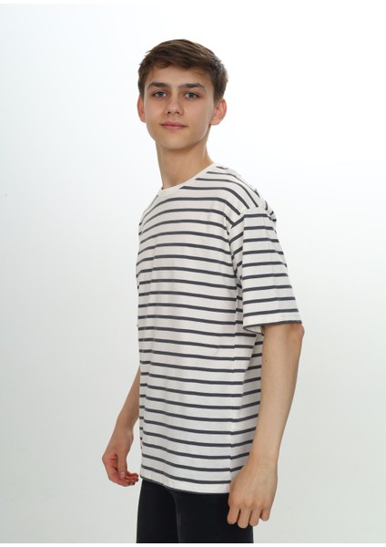 Unisex Çocuk Çizgili Tişört modelleri