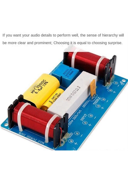 120W Yüksek Orta Düşük 3 Yollu Ses Bölücü 5000HZ Yüksek Bas Bölücü (Yurt Dışından)