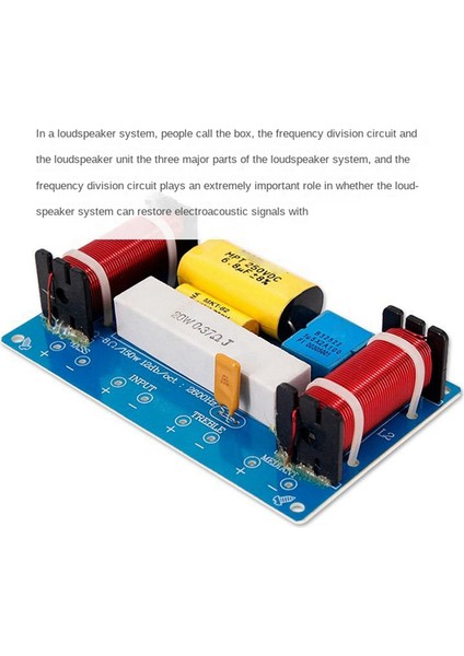 120W Yüksek Orta Düşük 3 Yollu Ses Bölücü 5000HZ Yüksek Bas Bölücü (Yurt Dışından)